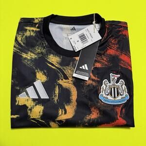 Adidas 25-26 Newcastle Men's Pre-Match Soccer Jersey Slim Fit Small JN8797 NWT